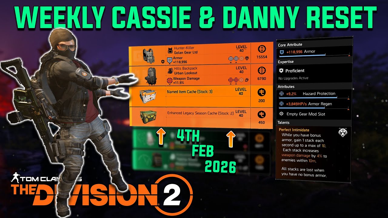 The Division 2 | WEEKLY CASSIE & DANNY RESET Y7S3 | February 4th 2026