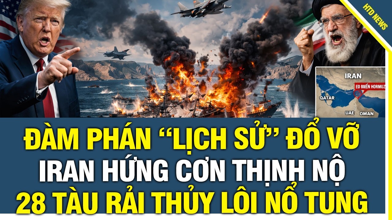 TRỰC TIẾP Đ&agrave;m ph&aacute;n &ldquo;lịch sử&rdquo; ĐỖ VỠ sau 9 giờ căng thẳng: Donald Trump tuy&ecirc;n bố Iran &ldquo;thua đậm&rdquo;
