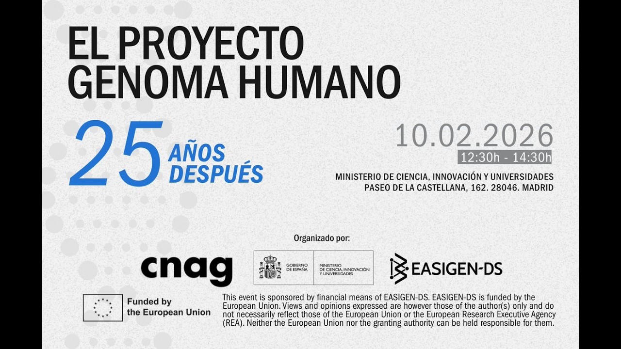 'El Proyecto Genoma Humano, 25 años después'