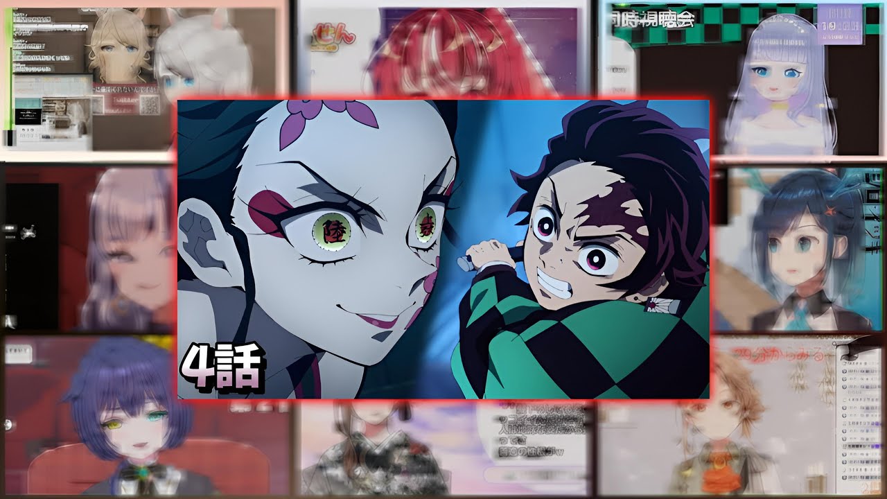 鬼滅の刃 遊郭編 4話  | Kimetsu no Yaiba S2 Episode 4 Vtuber 反応集