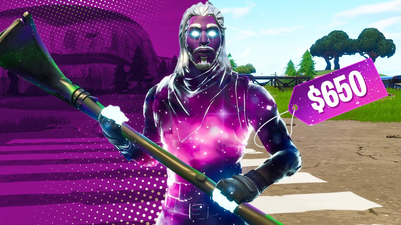 I paid $650 for the Fortnite Galaxy Skin..