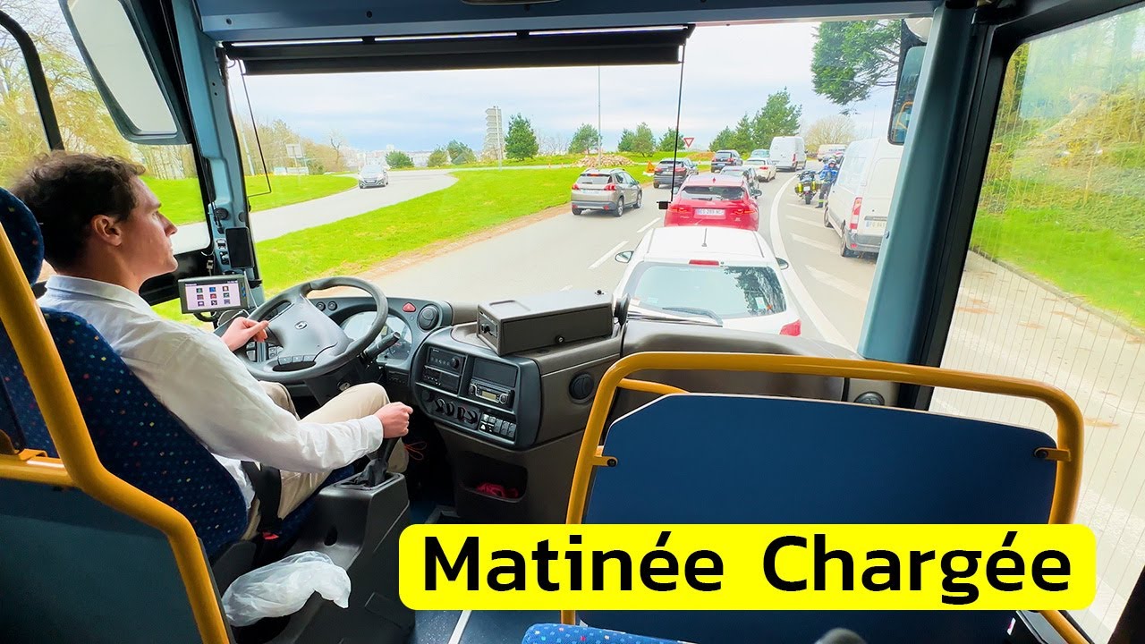 Scolaire et Renfort Ligne Régulière sur Brest au Volant d’un Irisbus Crossway Boîte Manuelle