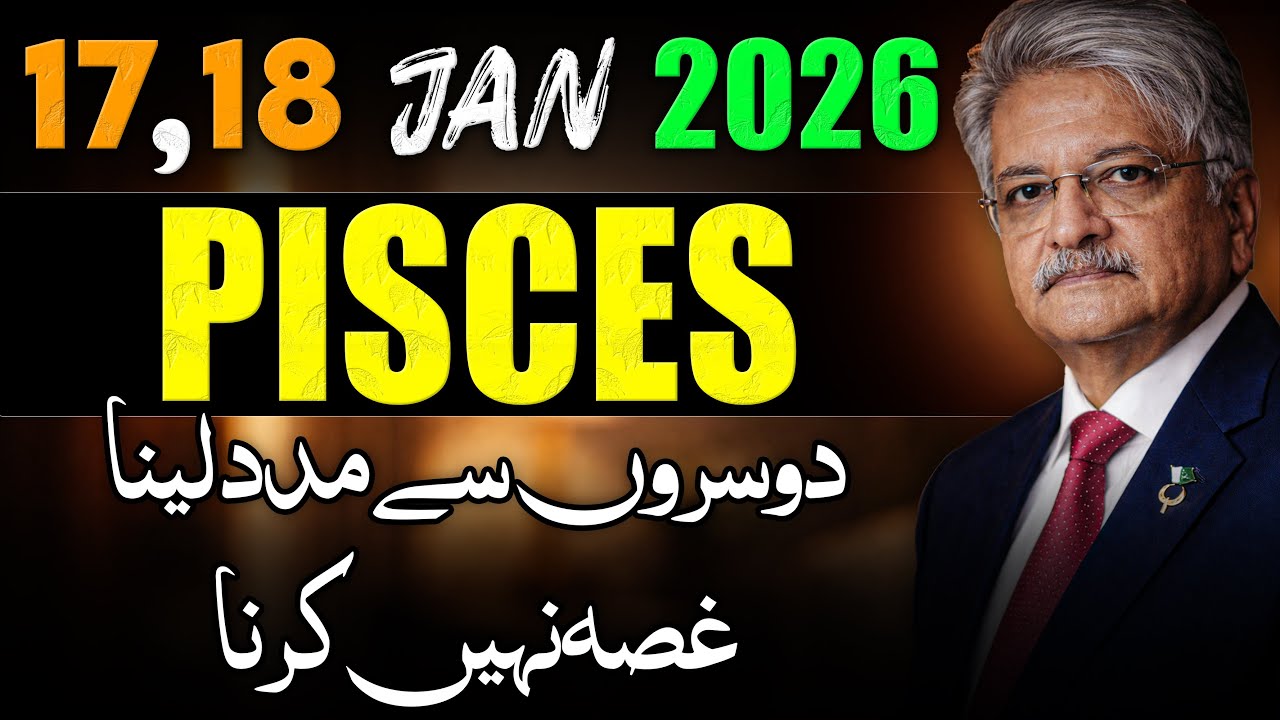 Pisces Weekly Horoscope  | 17, 18 January 2026 |  Syed M Ajmal Rahim
