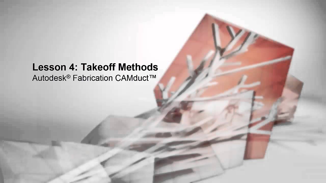 Takeoff in Fabrication CAMduct