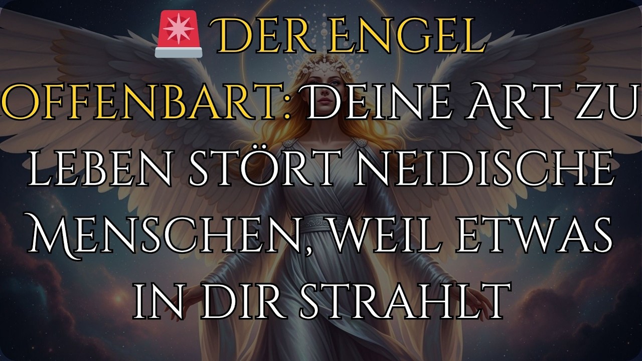 🚨 Der Engel offenbart: Deine Art zu leben stört neidische Menschen, weil etwas in dir strahlt