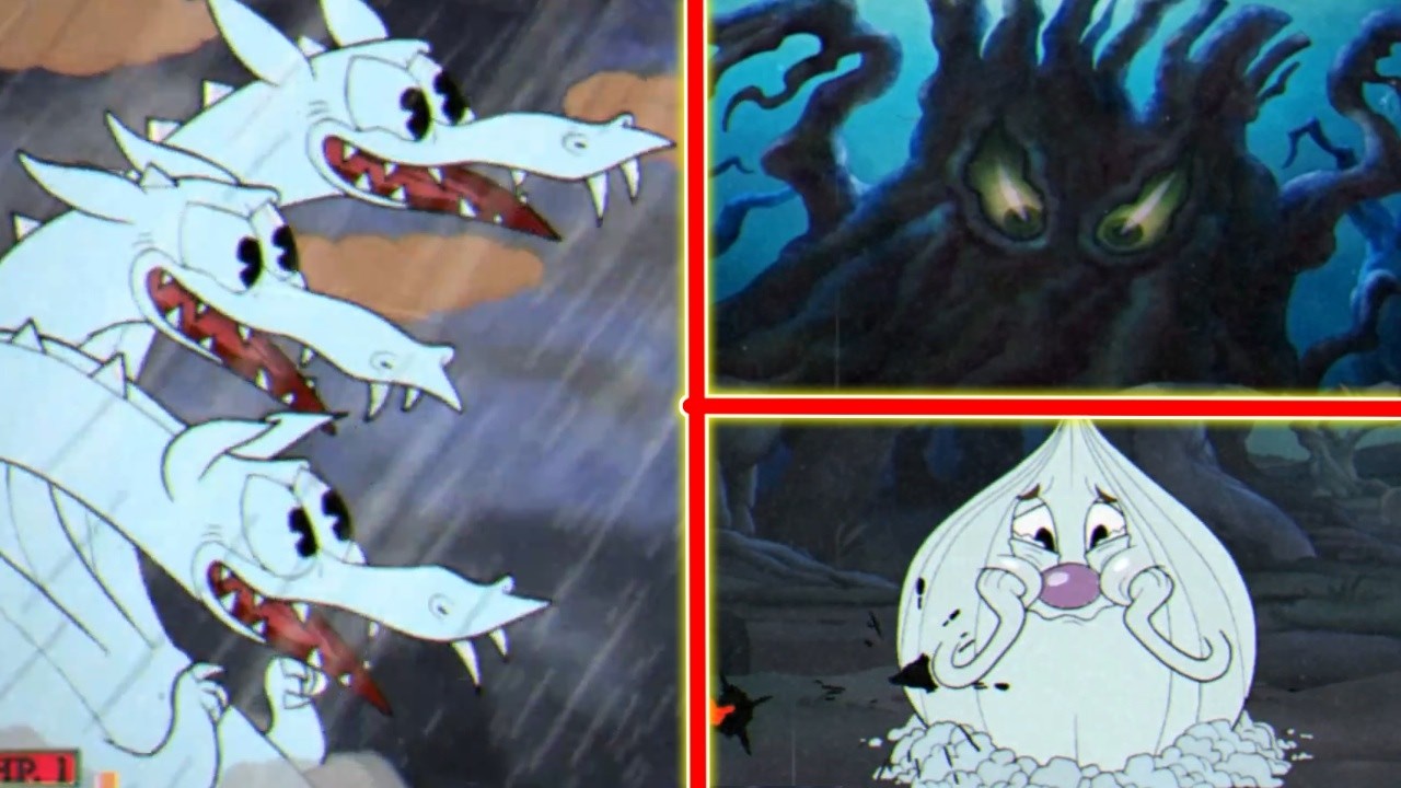 Cuphead SCARY GHOST Bosses Collection 1