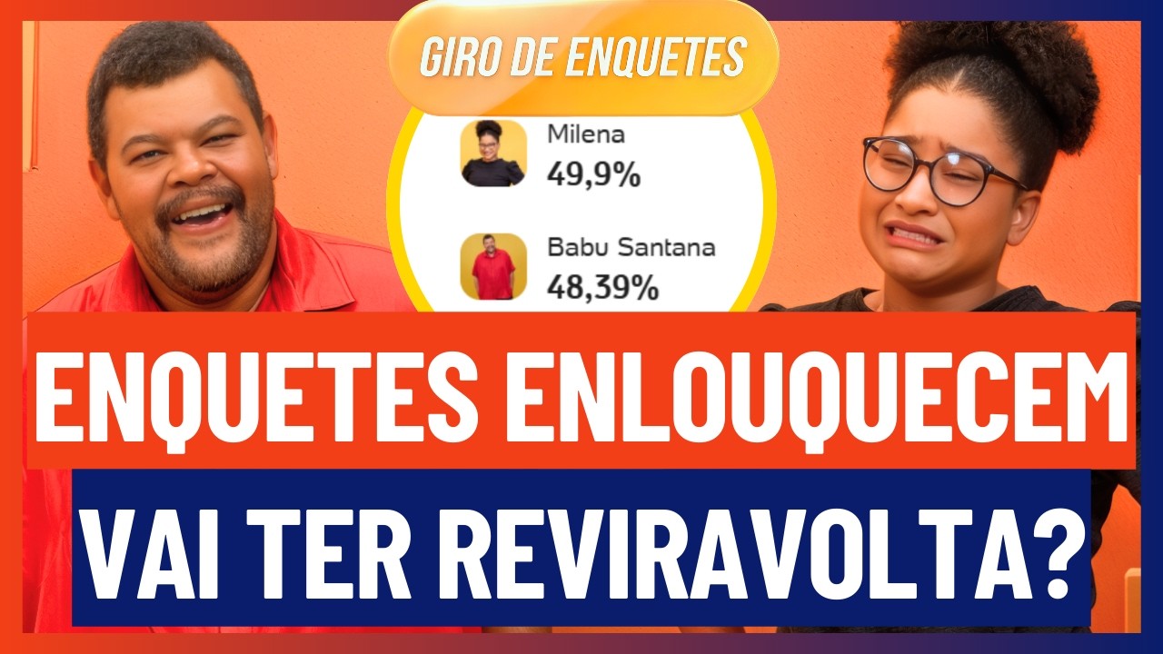 🔵 Milena CRESCE nas ENQUETES ATUALIZADAS e REJEIÇÃO ASSUSTA e SURPREENDE | BBB 26
