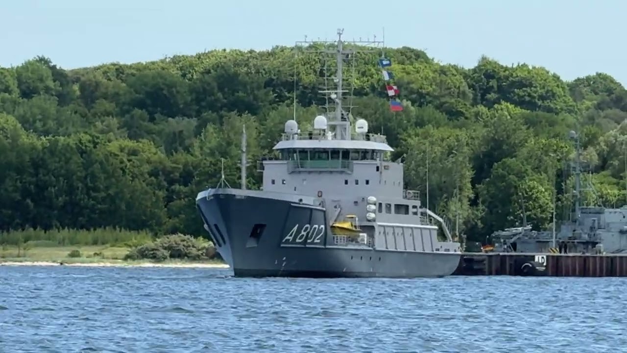 SNELLIUS (A 802) Ankunft nach BALTOPS 2025 / Baltic Operations in Kiel 19.6.2025