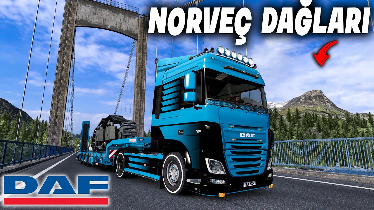 DAF TIRIMIZI MODİFİYE EDİYORUZ // NORVEÇ DAGLARINA ÇIKTIK // ETS 2 PROMODS v1.54