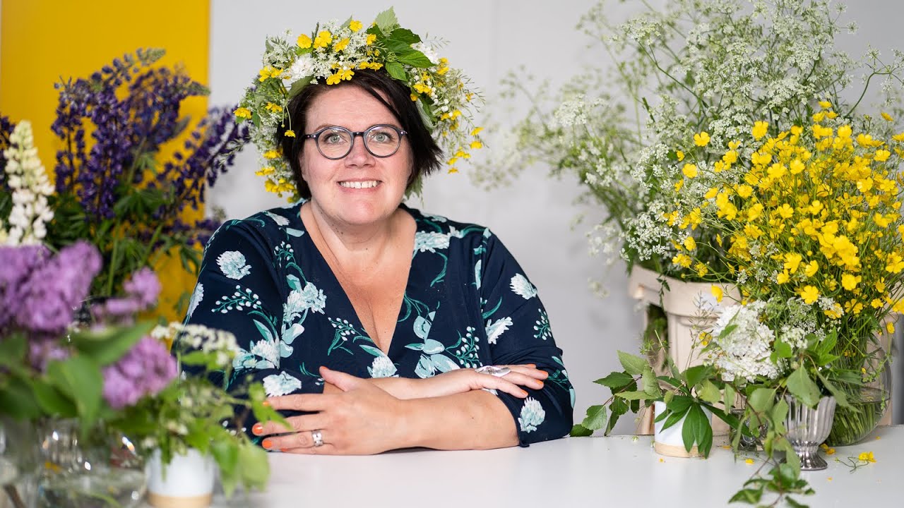 Ekologinen juhannusseppele luonnonkukista