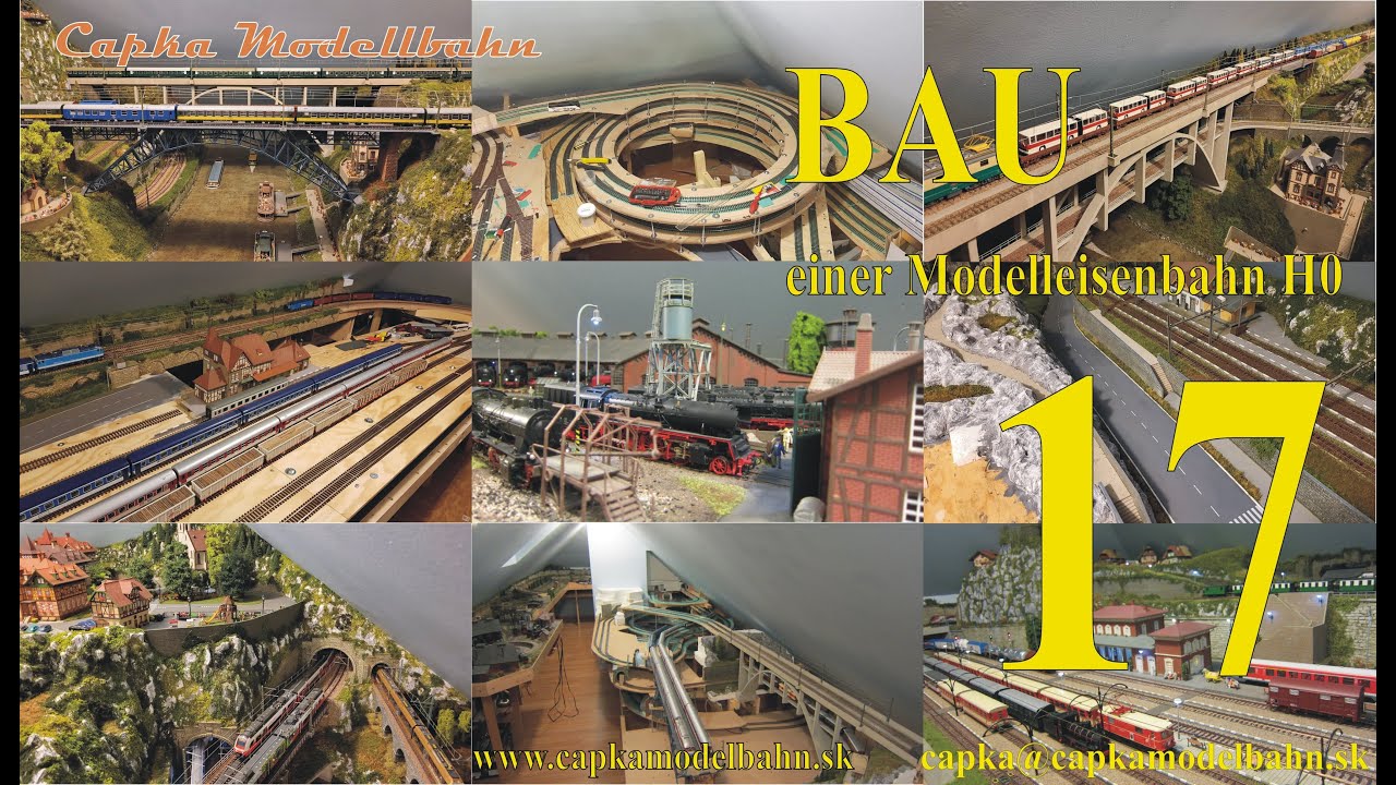 Bau 17 einer Modelleisenbahn H0