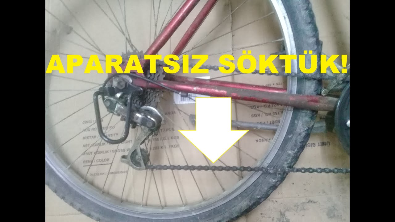 Basık Bisiklet Aparatsız Zincir Kısaltma !!