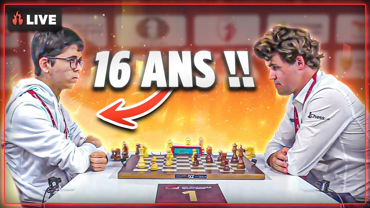 Le PRODIGE FRANCAIS vs Magnus Carlsen !!