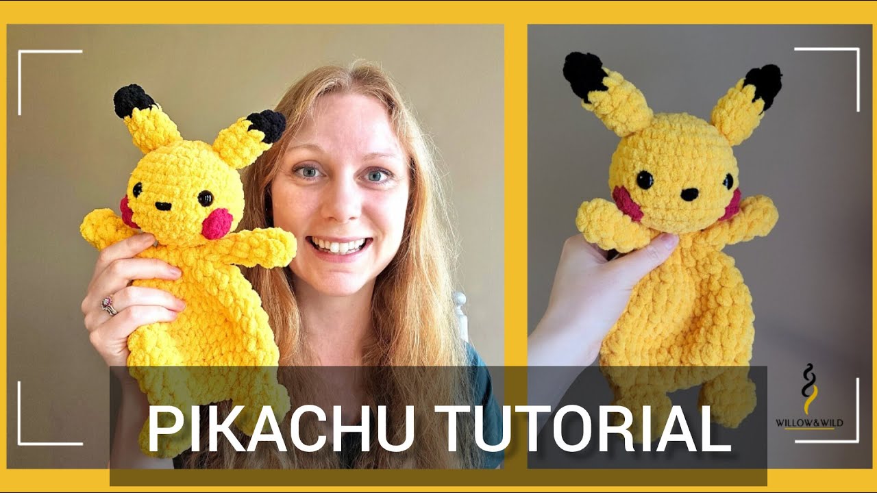 PIKACHU Crochet Amigurumi Tutorial (Beginner Friendly)