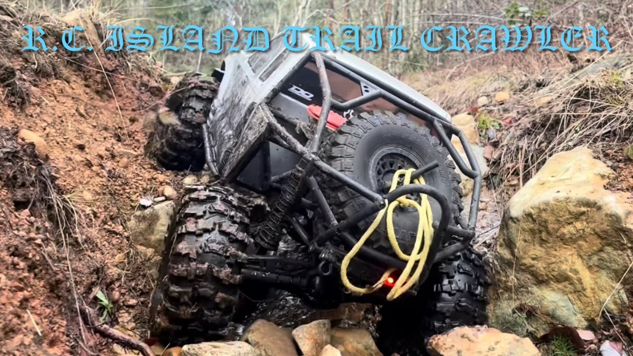 R.C. Trail Crawling. New trail day with the Axial Scx6 Honcho . Video 2