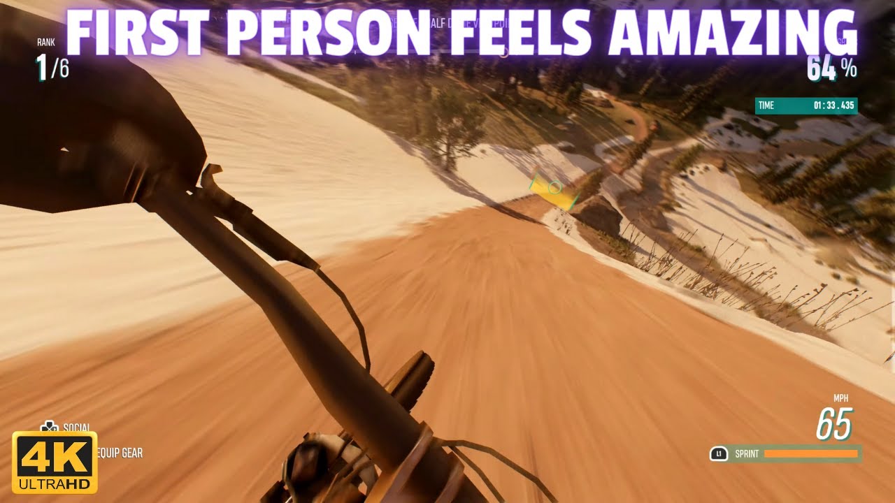 Riders Republic beta PS5 gameplay | INSANE FIRST PERSON bike race