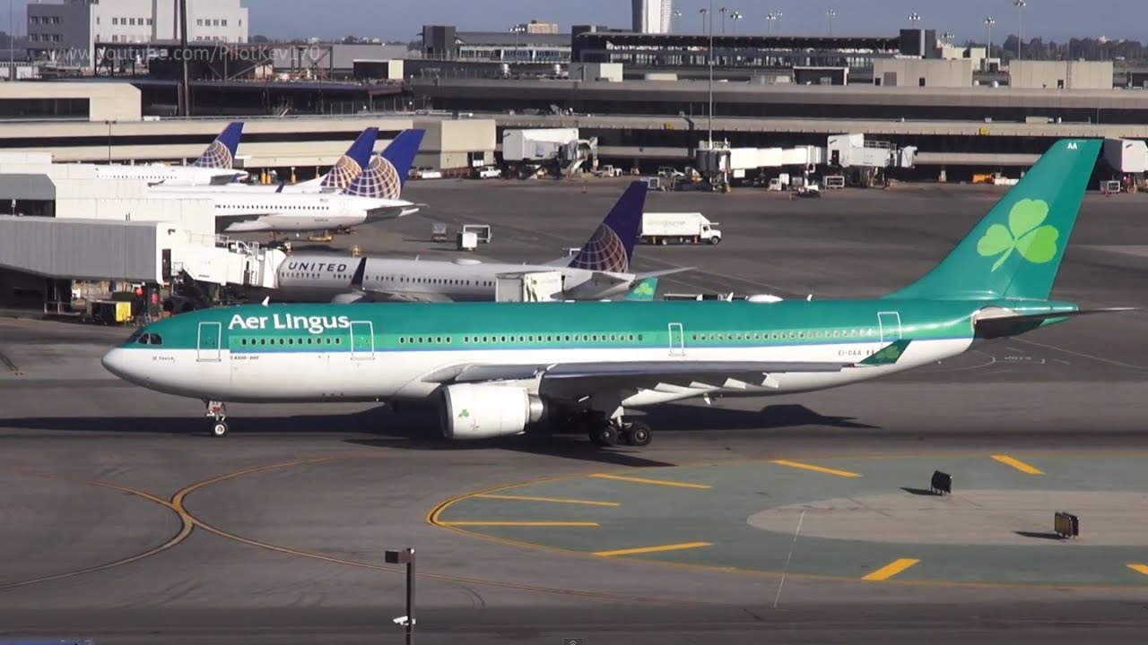 [ATC] Aer Lingus A330, SAS A340, British Airways 747 Heavies Takeoff - SFO