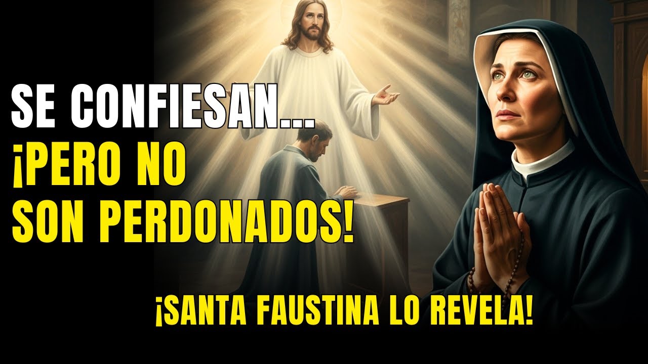 JESÚS REVELÓ A FAUSTINA: POR QUÉ ALGUNOS SE CONFIESAN Y NO SON PERDONADOS