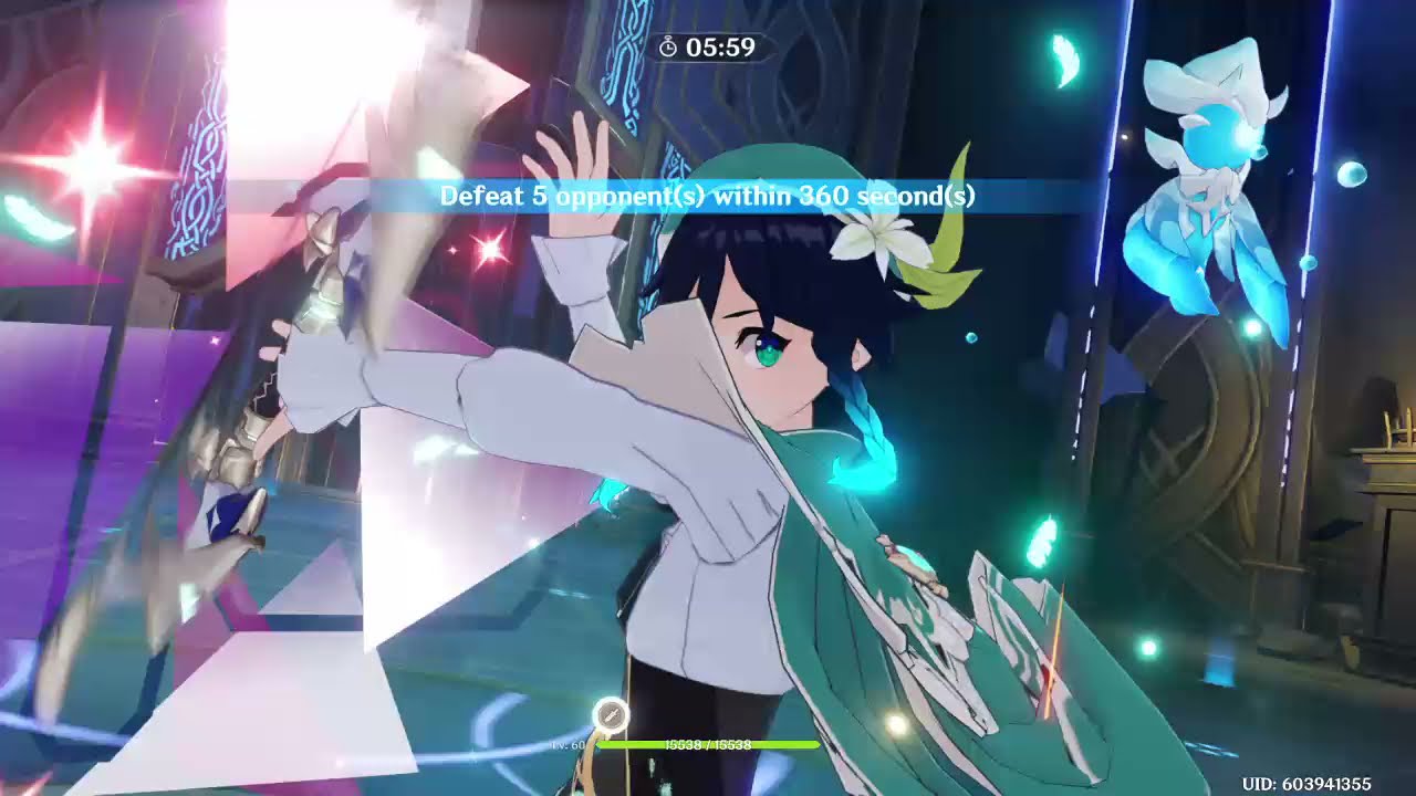Xiao Electro-Charged Team Clearing Domain