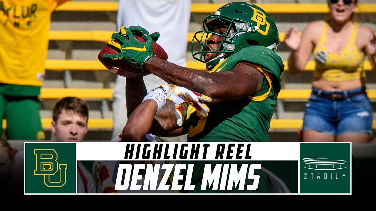 Baylor WR Denzel Mims Highlight Reel - 2019 Season | Stadium