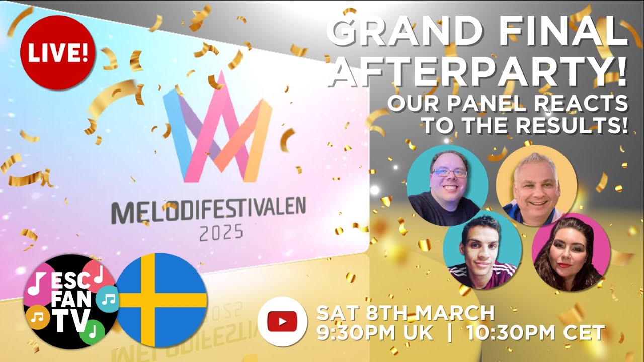 ESC Fan TV Live - Melodifestivalen Grand Final After Party - Instant Panel Reaction - ESC 2025