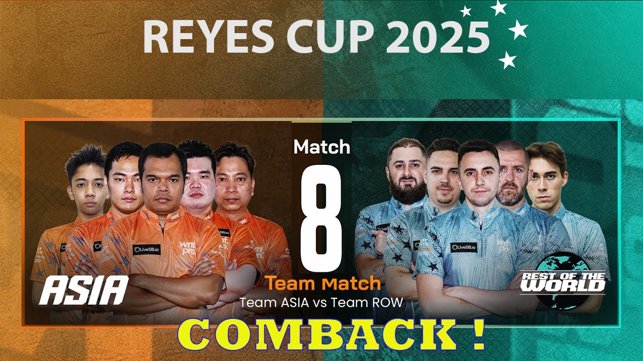Матч 8 | TEAM ASIA против TEAM ROW | ОСНОВНЫЕ МОМЕНТЫ | Кубок Рейеса 2025
