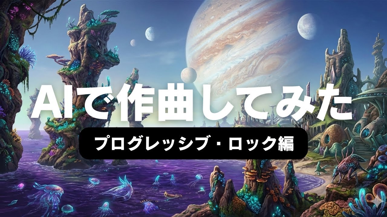 【AIで作曲してみた】プログレッシブ・ロックをAIで作ることは可能なのか？　#プログレ  #音楽生成ai #70年代