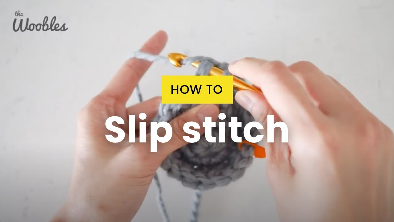 How to slip stitch (sl st) in crochet
