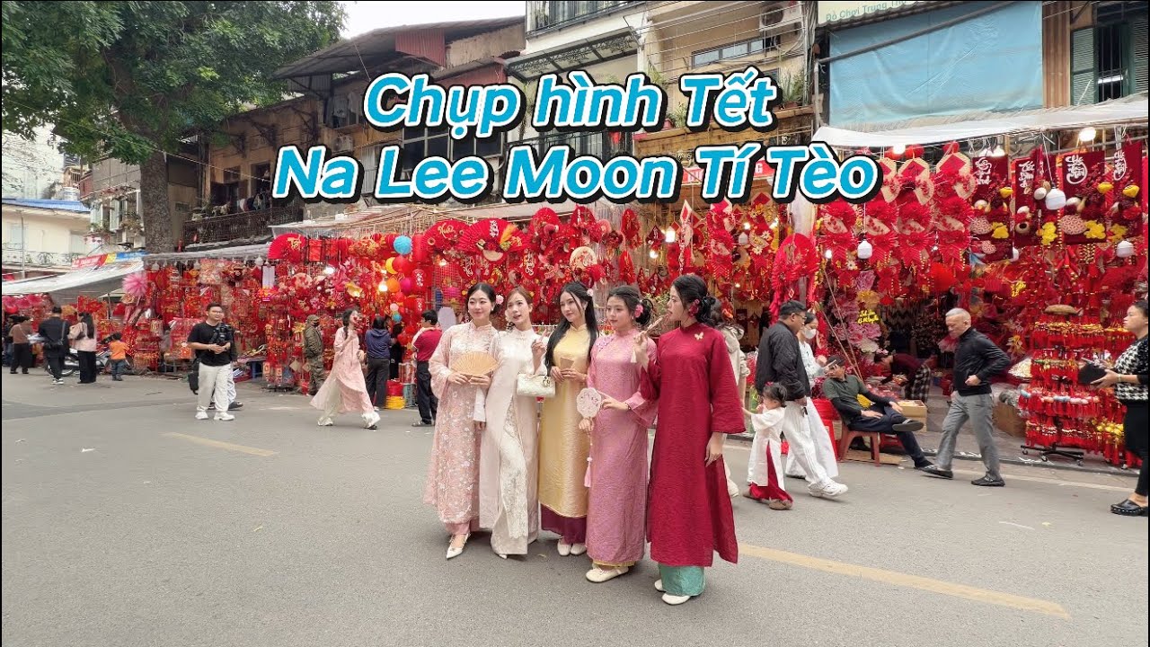 Chụp hình Xuân Bính Ngọ Lee Na Tí Tèo | Syrena Vlog 