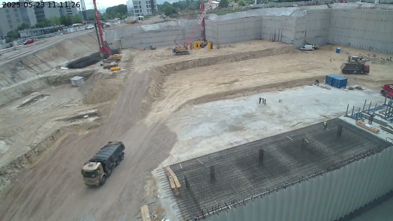 Garitage Park Office Tower 2025.05.23 construction timelapse (cam3)