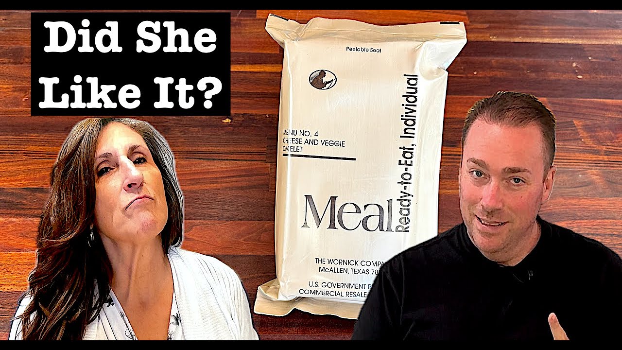 MRE Review Watch Her Try The Infamous Vomlet MRE