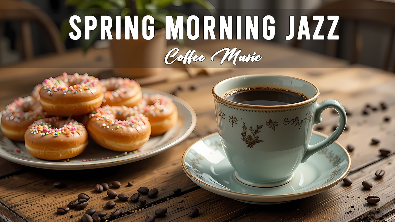 Spring Morning Jazz ☕ Happy Jazz Piano Coffee Music & Soft Bossa Nova for Uplifting your Moods