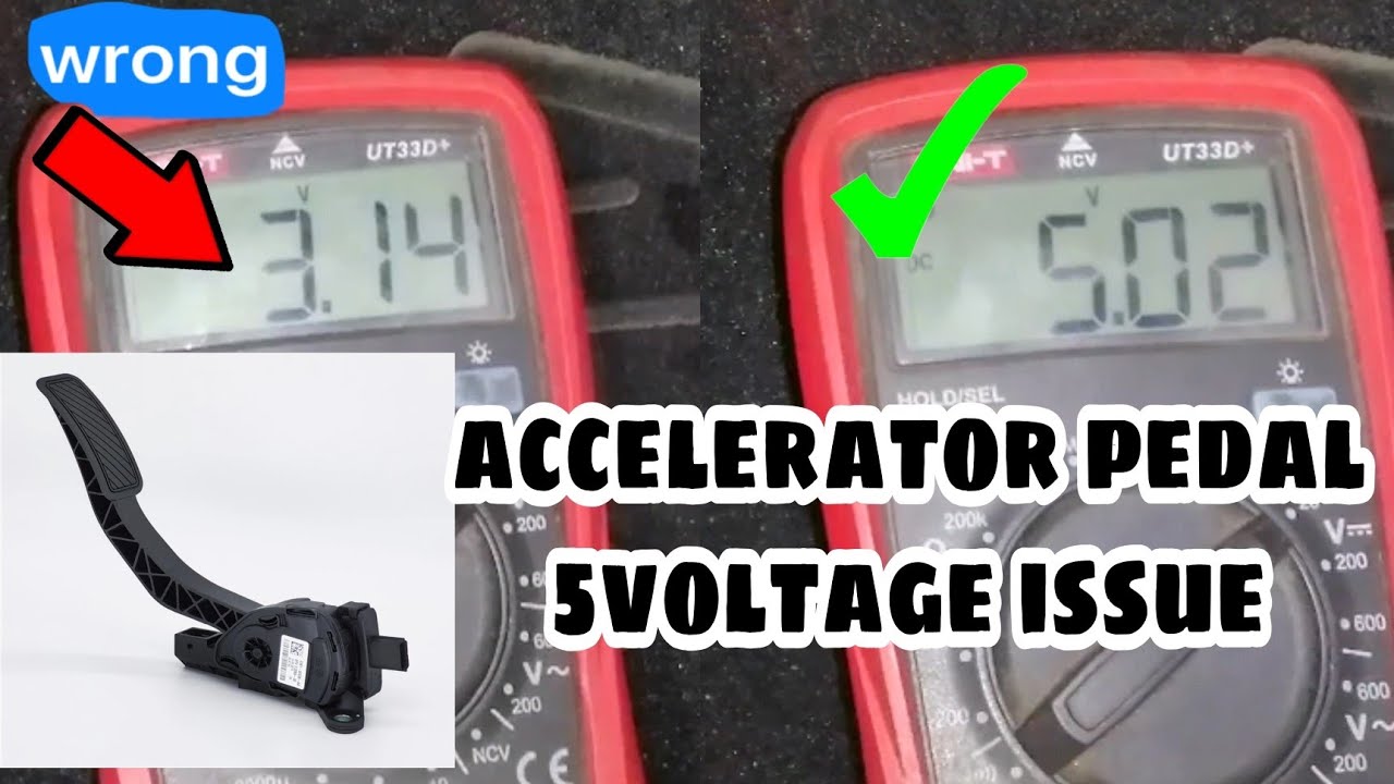 (5V) Problem in Accelerator Pedal Position Sensor