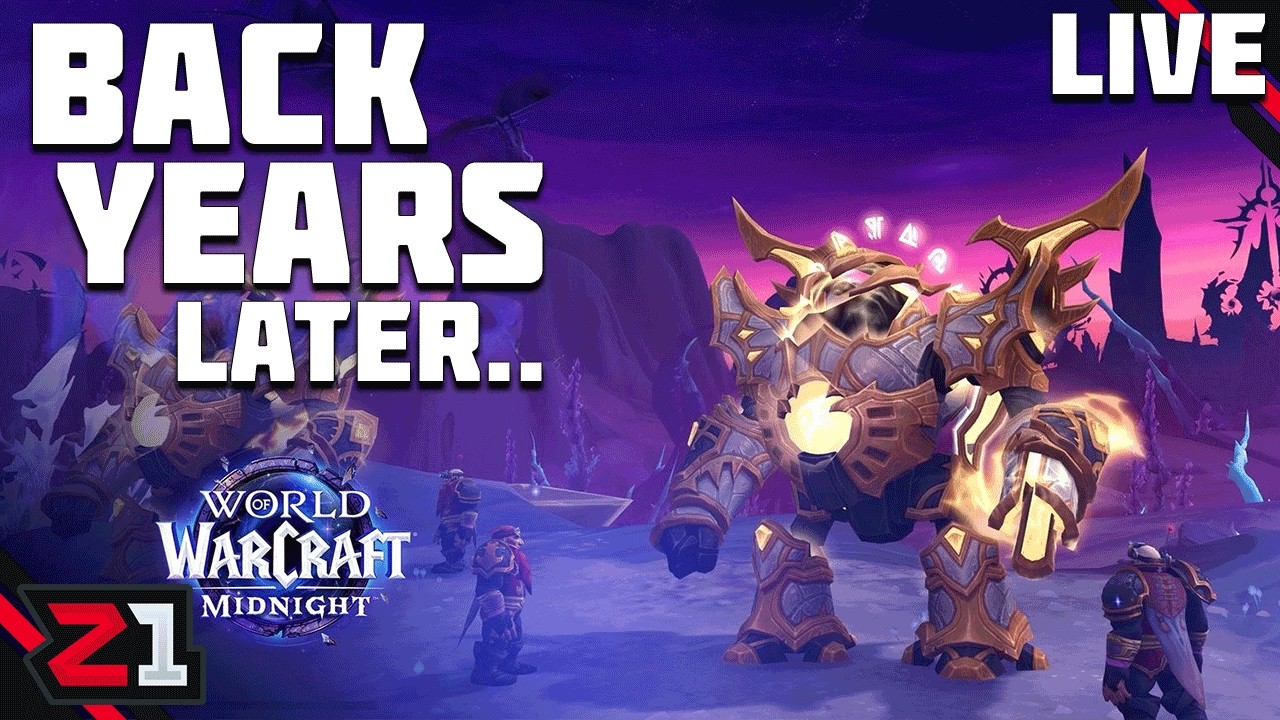 Returning After YEARS Away! Midnight Prepatch Shenanigans! World Of Warcraft LIVE