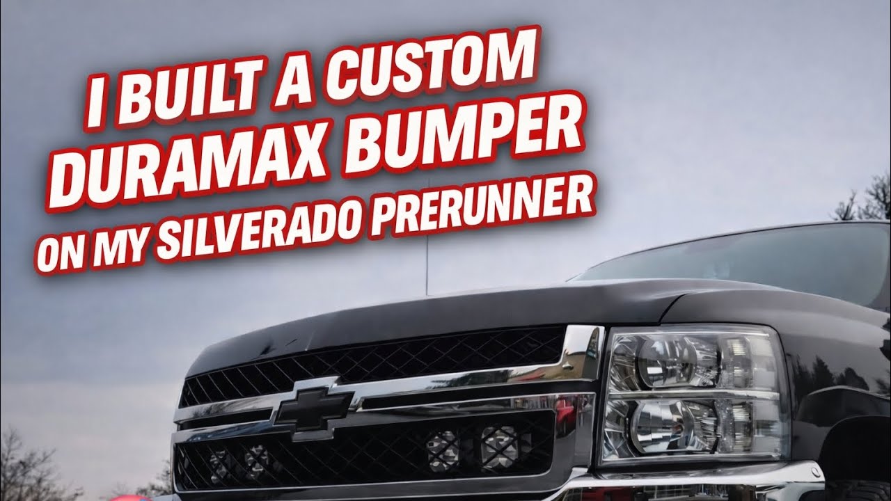 I Built a Custom Duramax Bumper on my Silverado Prerunner!
