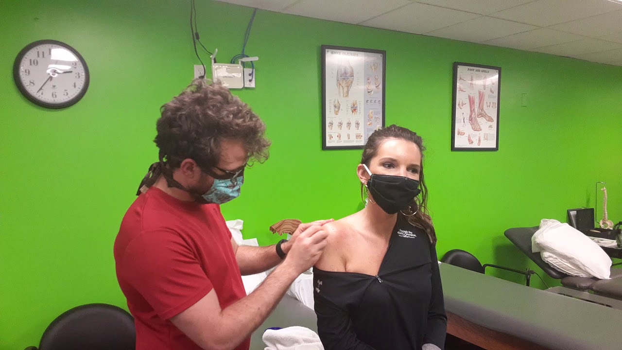 Cupping - Pectoralis major & anterior deltoid