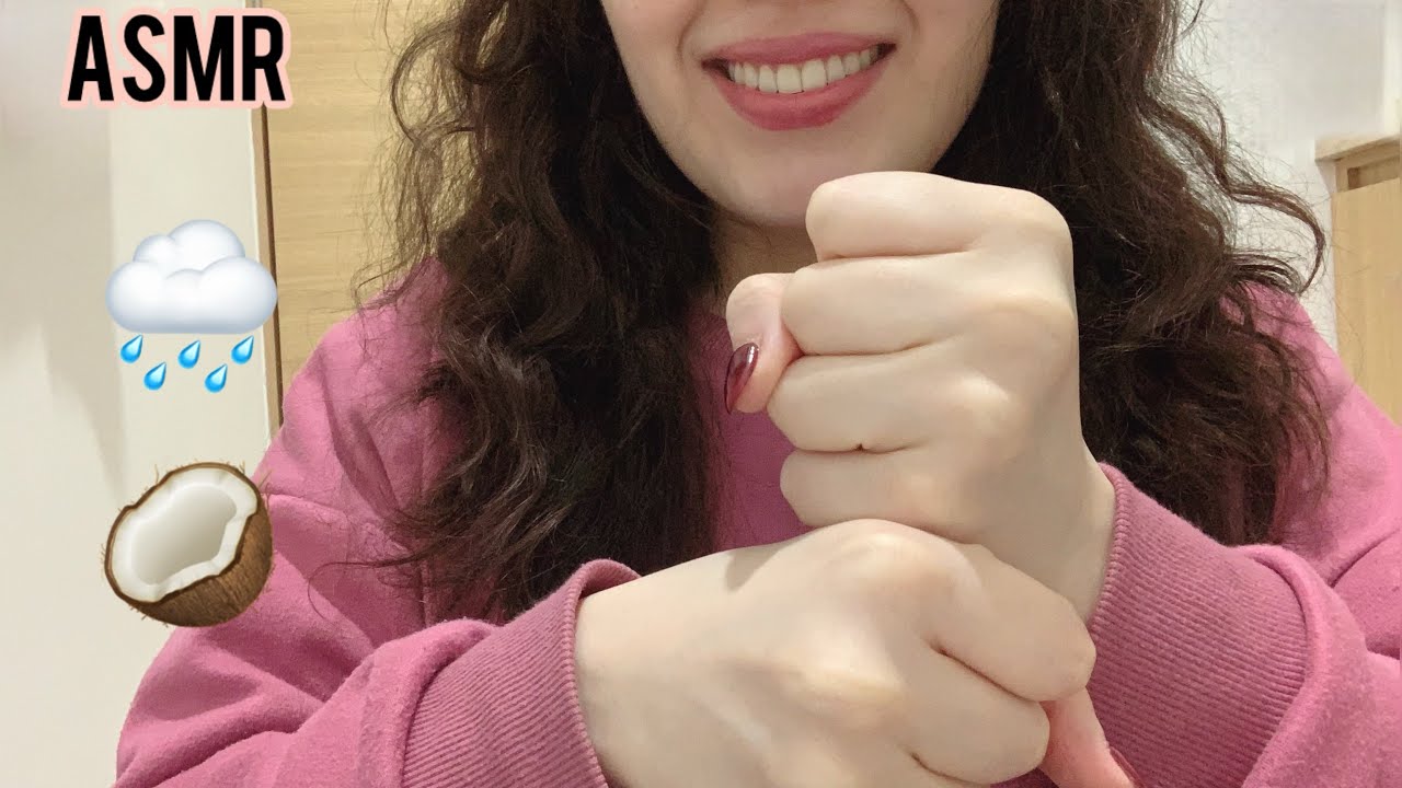 LLUVIA de COCO / Coconut Rain  -  Asmr Español 🥥🌧️