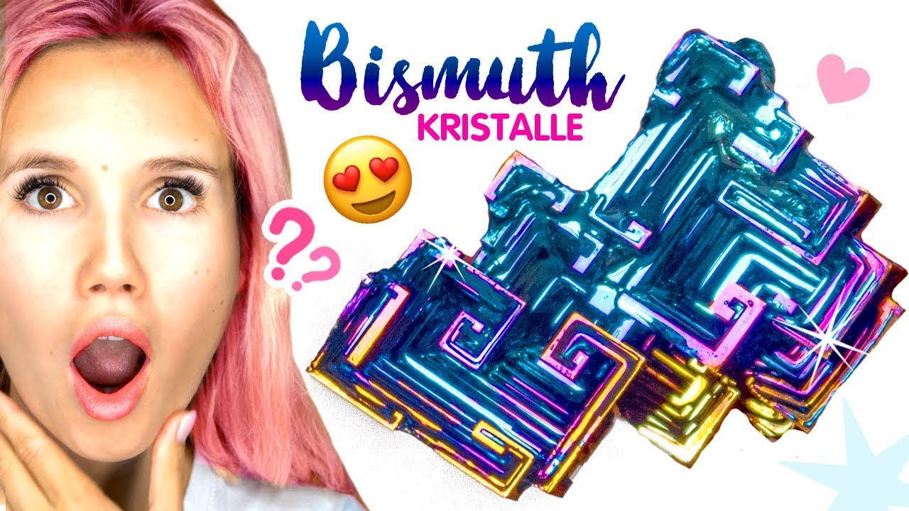REGENBOGEN METALL KRISTALLE selber machen?!! 💎  Bismuth Kristall basteln 😱 DIY Anleitung deutsch