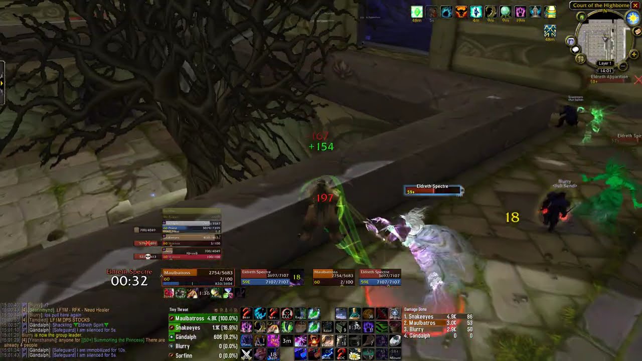 Classic WoW HC - DMW - Ghost trash packs incident