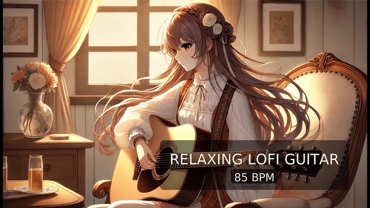 Lofi Guitar for Relax | Vintage Cassette & Nature (85 BPM)