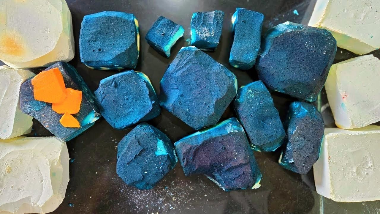 Thick Squeaky JUMBO ACQ Chunks+ PJ ACQ Blocks Crush Compilations🤩#asmrchalk #oddlysatisfying 