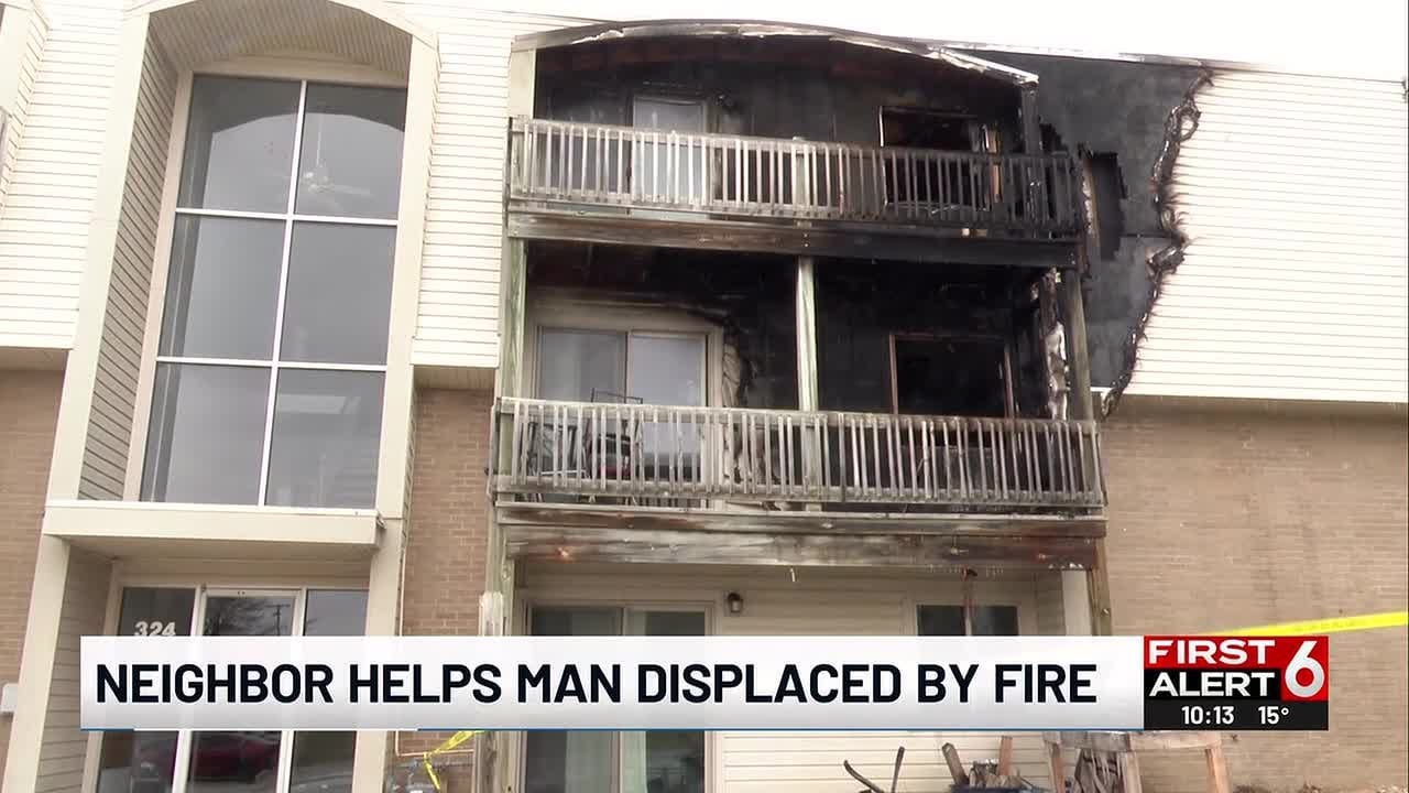 Neighbor offers helping hand after Papillion apartment fire displaces several residents