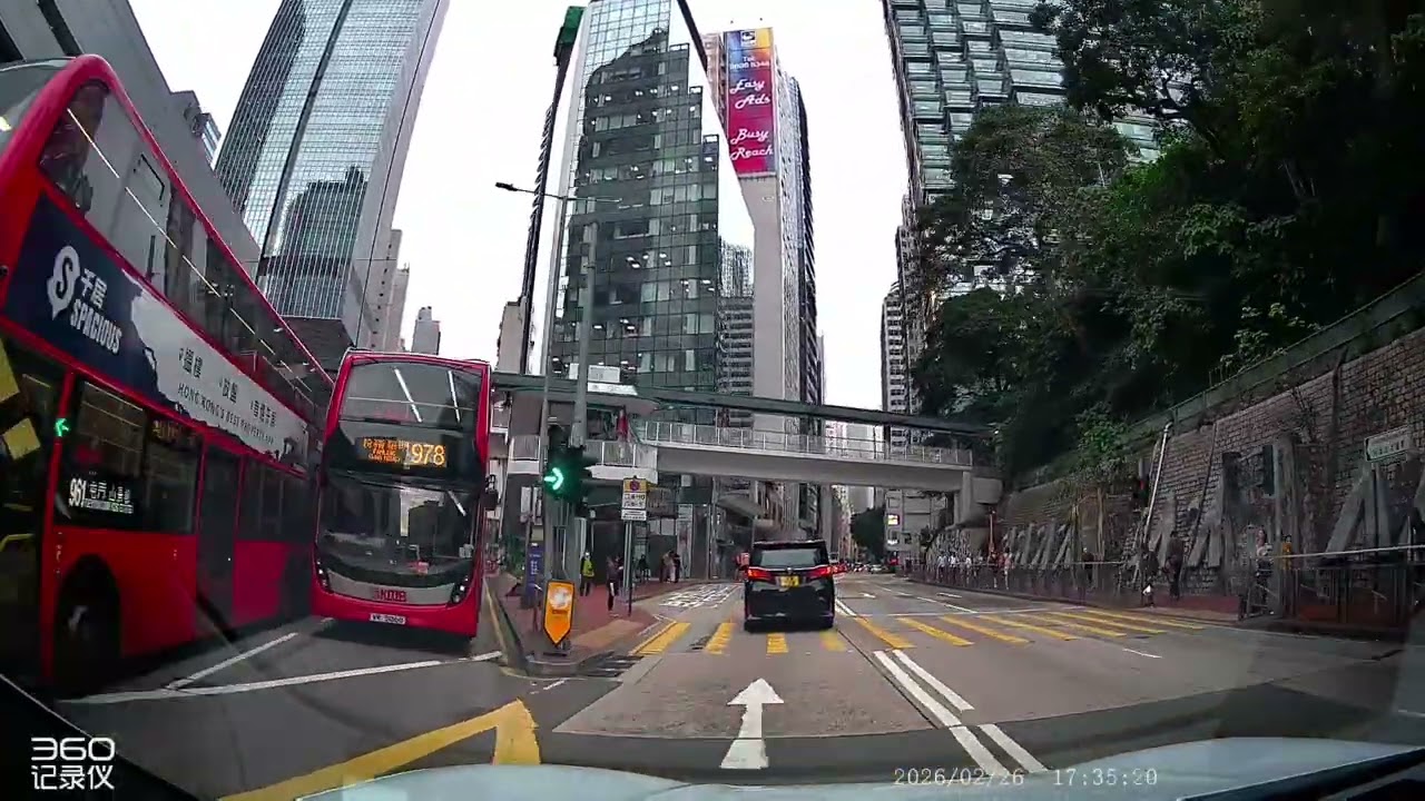 車CAM-合和酒店停車埸 荔枝角 西九龍公路 西區海底隧道 灣仔道 堅尼地道 中環