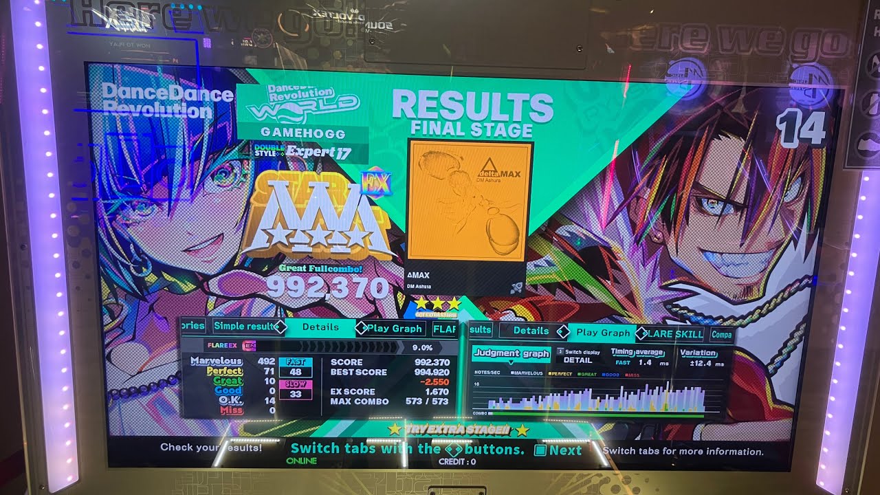 DDR World Delta Max EDP 992k