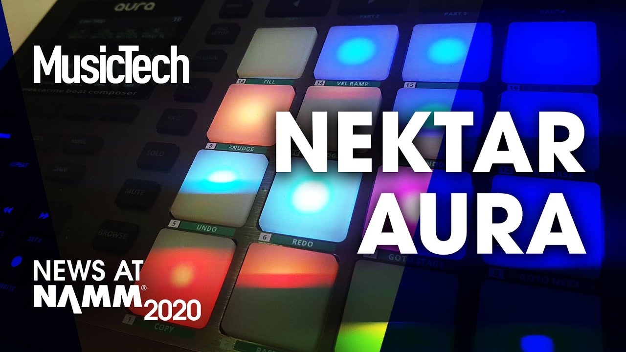 Nektar Aura control hardware and integrates with your DAW #NAMM2020
