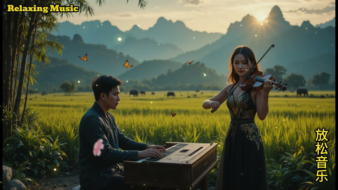❀Guzheng ☘ soothing music violin piano Khmer creates attraction with music #music #viral #youtube