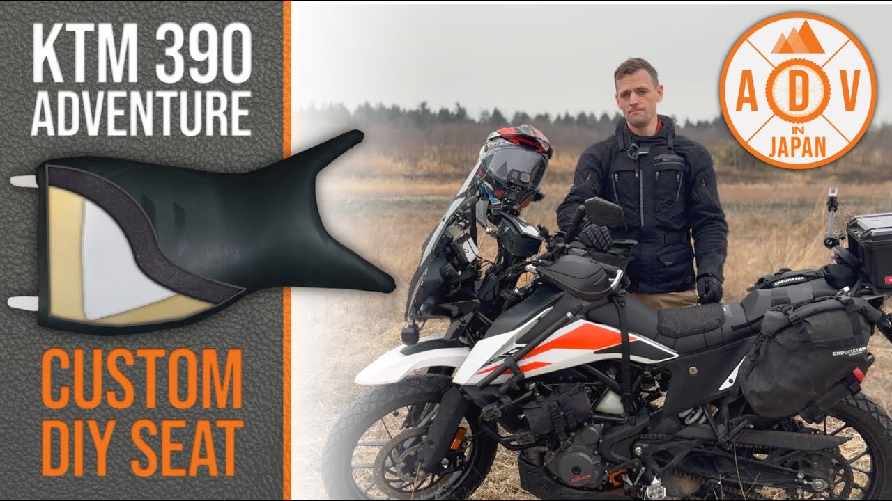 KTM 390 Adventure | Самостоятельная модификация сиденья | ADVinJapan #56