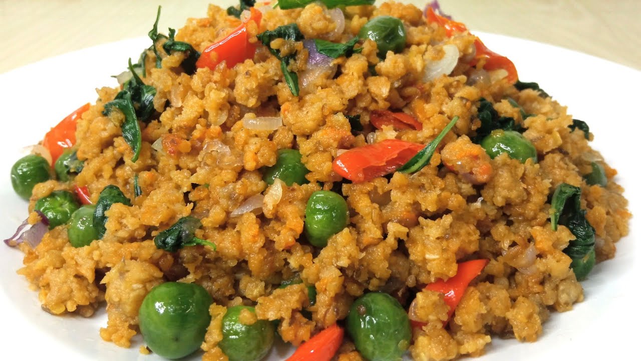 Masak murah sederhana tumis oncom leunca kemangi nikmat banget