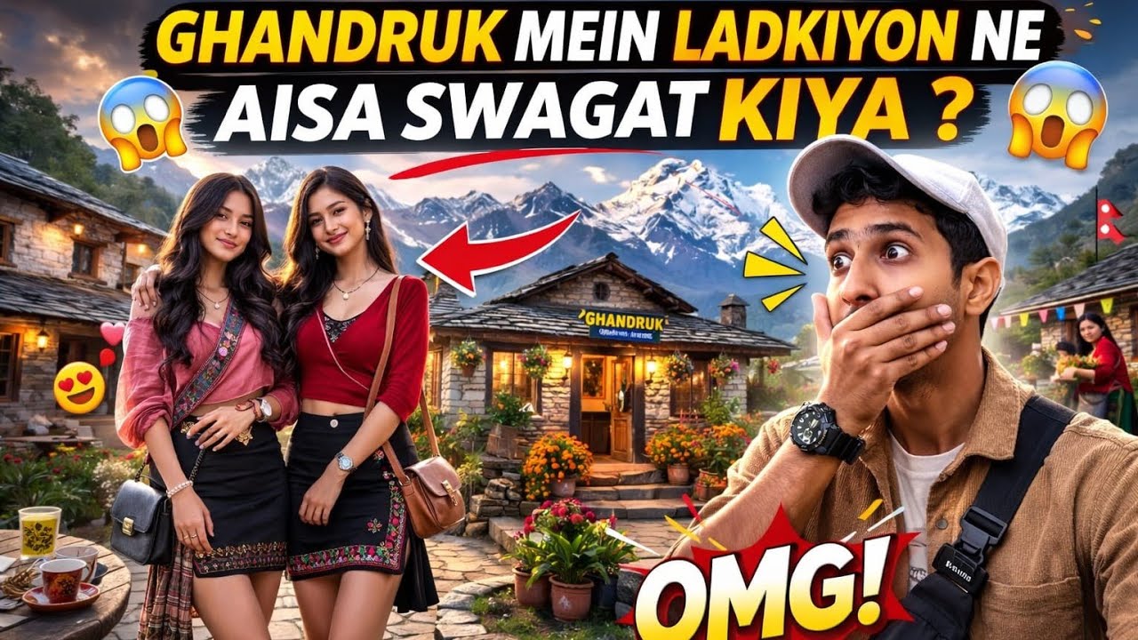 Ladkiyo na kiya asa swagat 😍 | Most Beautiful Village In Nepal 🇳🇵 | Ghandurk Village