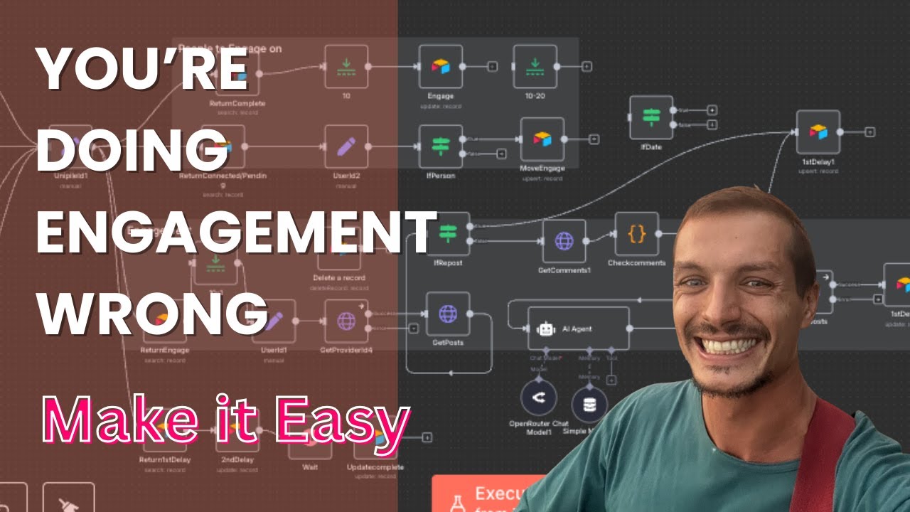 Live Build: Automate LinkedIn Engagement without looking like a bot - Part 1